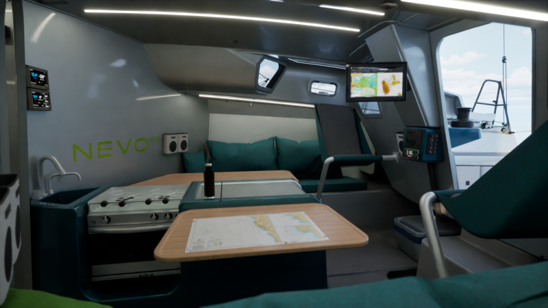 NEVO950 Top View on water