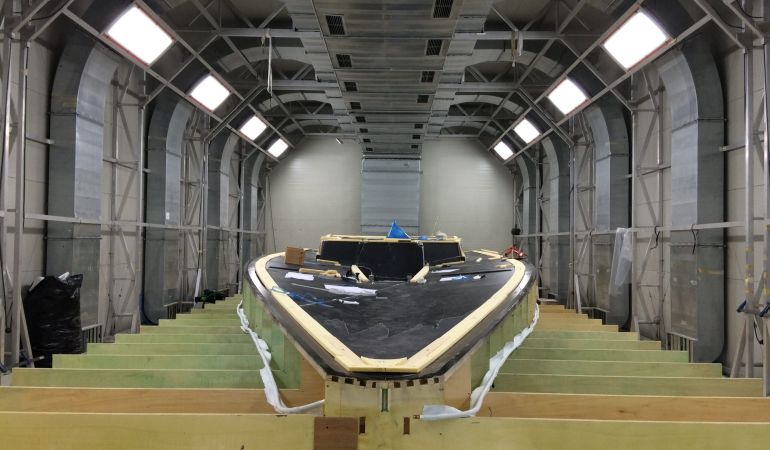 Tokaoma Deck in Trimarine's oven