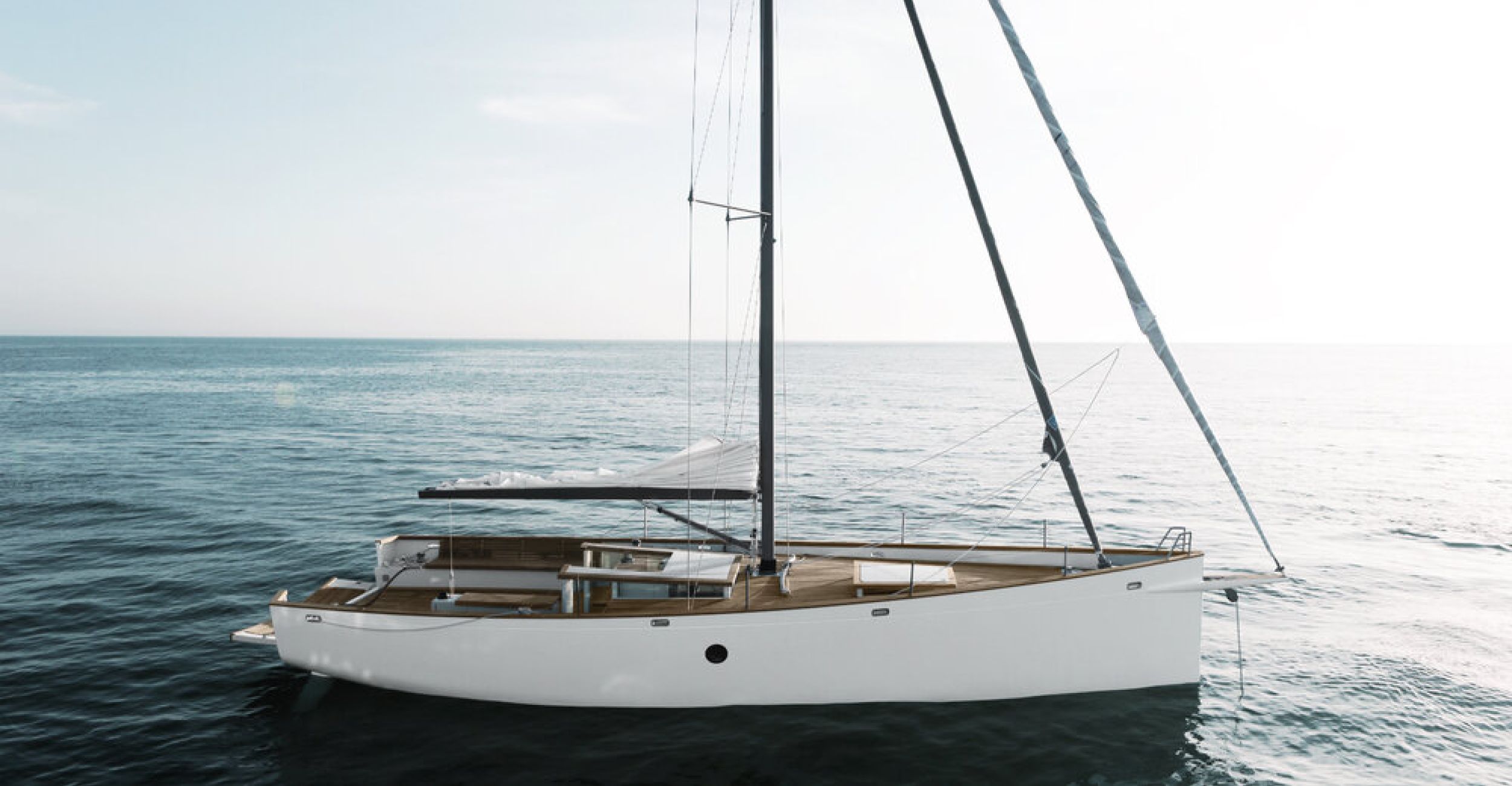 Trimarine Compositos Boatyard upstairs view with NEVO950 and Superyacht Tenders