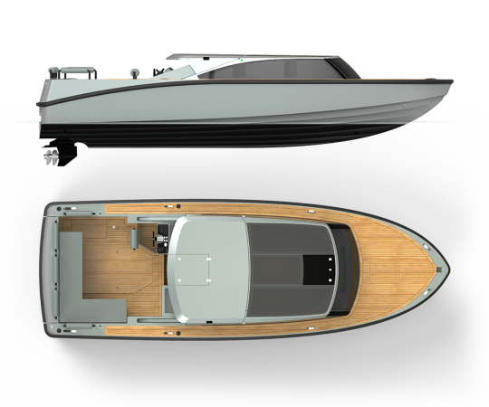 NEVO950 Top View on water