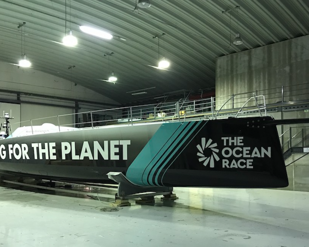 Aft Port Side of TRM43 during Construction