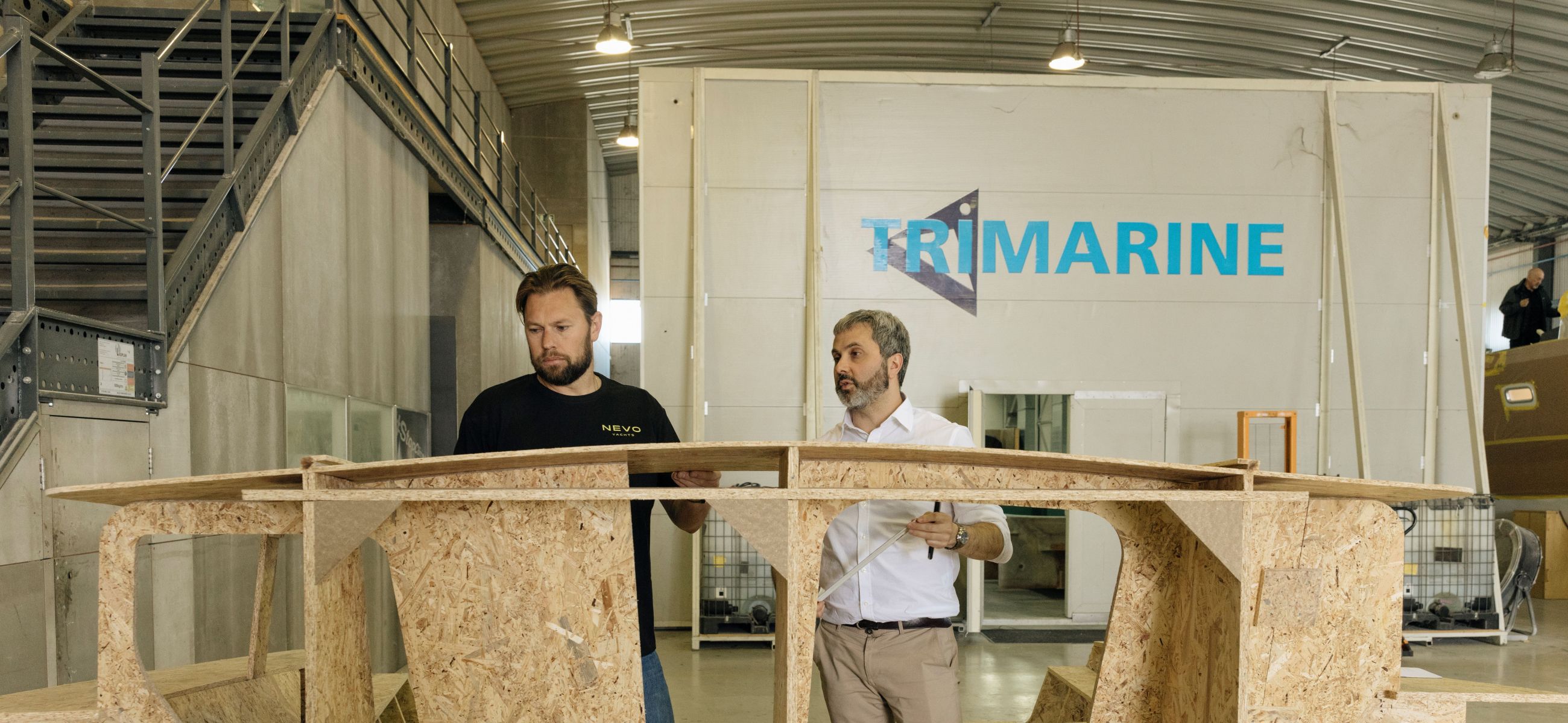 Trimarine Discussing with Michele Molino the NEVO 950 Cockpit